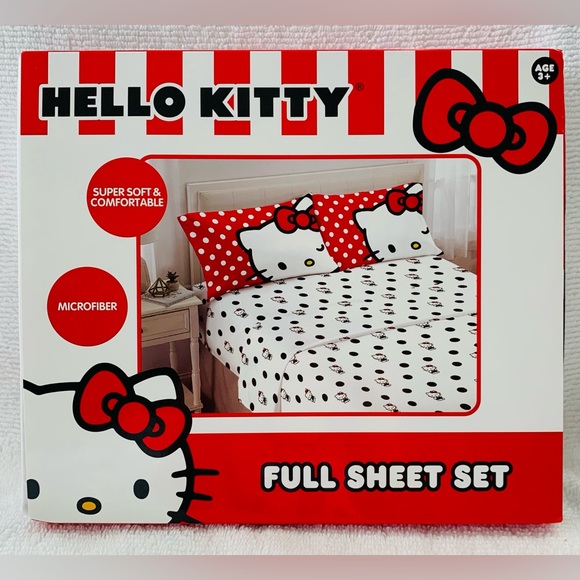 Hello Kitty | Bedding | Sale Hello Kitty By Sanrio Sheet Set Full ...